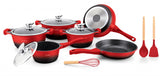 Batterie de Cuisine à Revêtement en Céramique de 13 Pièces Royalty Line RL-BS1010M