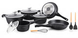 Batterie de Cuisine à Revêtement en Céramique de 13 Pièces Royalty Line RL-BS1010M