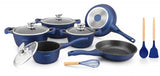 Batterie de Cuisine à Revêtement en Céramique de 13 Pièces Royalty Line RL-BS1010M