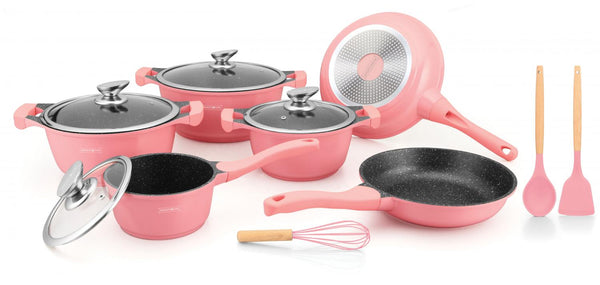 Batterie de Cuisine à Revêtement en Céramique de 13 Pièces Royalty Line RL-BS1010M