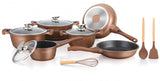 Batterie de Cuisine à Revêtement en Céramique de 13 Pièces Royalty Line RL-BS1010M