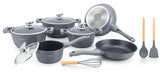 Batterie de Cuisine à Revêtement en Céramique de 13 Pièces Royalty Line RL-BS1010M