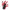 Herzberg HG-MSN8SLV: Ensemble de 8 couteaux avec support en acrylique - Rouge